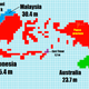 Image for article titled What The World Would Look Like If Countries Were Scaled By Population